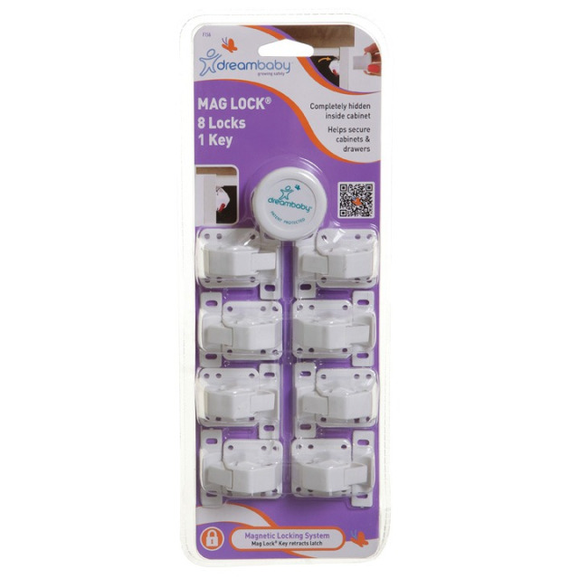  Safety 1st Adhesive Magnetic Lock System, 8 Locks And